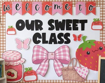 Sweet Candy Classroom Bulletin Board Kit | Back to School Decor (Instant Download)