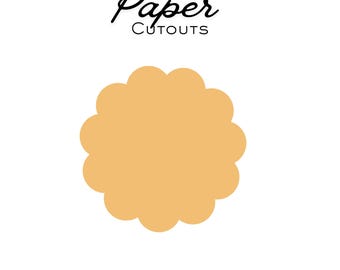 4" Bright Scallop Circle Die Cuts |Acid-Free Cardstock |Bundles of 18, 25, 40 & 60 |Teacher Classroom |Party Decor |Scrapbook Embellishments