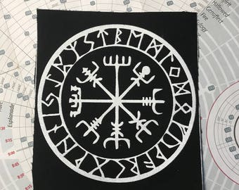 Viking Compass Icelandic Magical Stave Runes