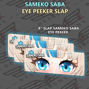 Sameko Saba Peeker Slap Sticker
