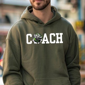 Hockey coach sweatshirt, Hockey coach hoodie, hockey coach gift, hockey game day sweatshirt, hockey shirt, hockey lover gift, hockey dad