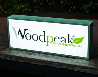 Custom Acrylic Light Box Sign | LED Logo Sign for Business | Personalized Outdoor Storefront Sign | Custom Metal Frame Lightbox