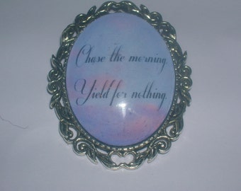 chase the morning repo the genetic opera quote brooch