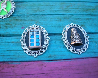 Minibroches à thème Doctor Who