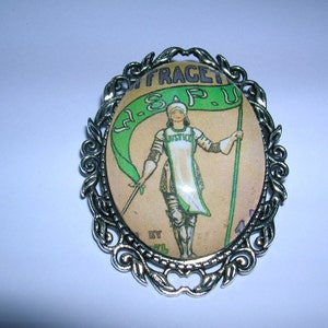 suffragette women's rights brooch. Edwardian. Feminist