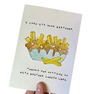 Carte Une poutine au fromage