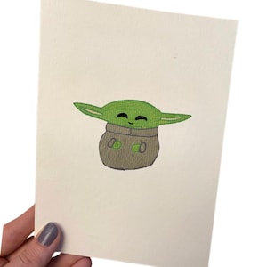 Carte Baby Yoda