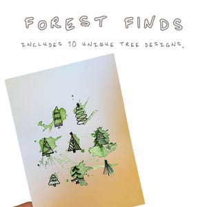 Pack de cartes Forêt