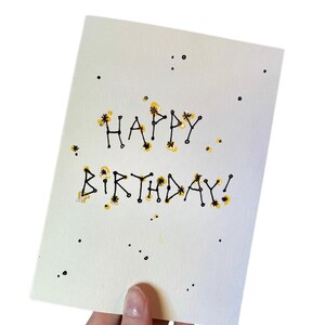 Carte d'anniversaire Constellation