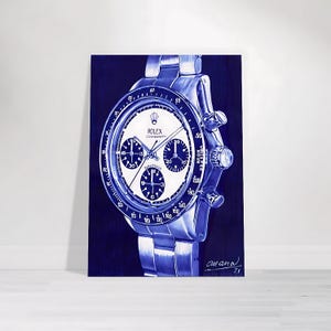 Rolex Poster, Luxury Watch Poster, Rolex Art, Rolex Print, Watch Poster, Watch Print, Watch Art, Wall Decor, Luxury Decor, Gift for Him.