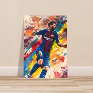 Pôster de Messi, pôster de futebol, impressão de futebol, arte de futebol, pôster de futebol, impressão de futebol, arte de futebol, decoração de futebol, arte de Messi
