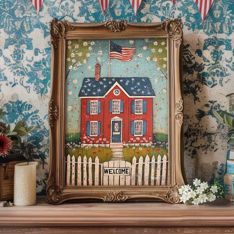 Vintage Folk Art Items Etsy