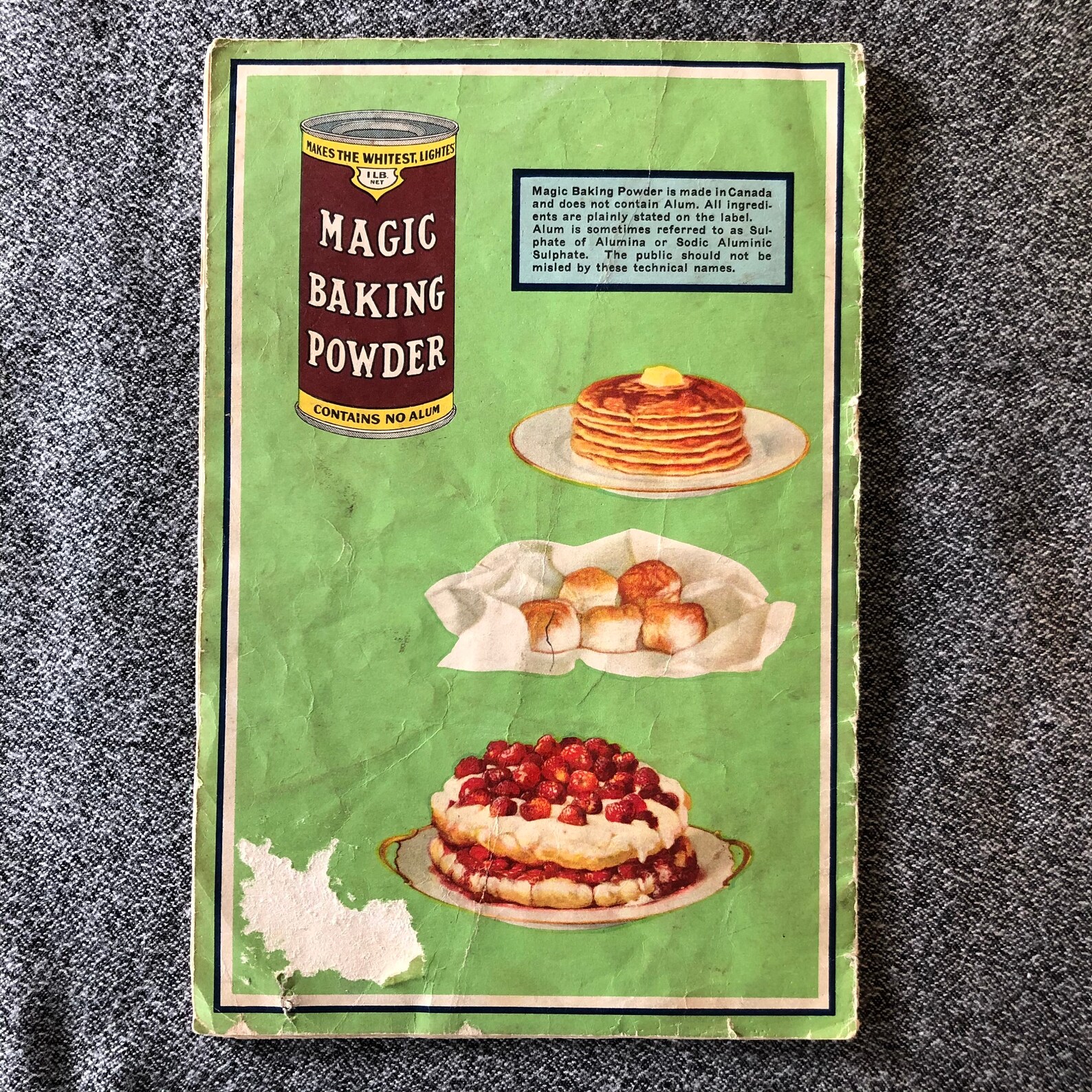 Magic Baking Powder Cook Book 1930s Etsy
