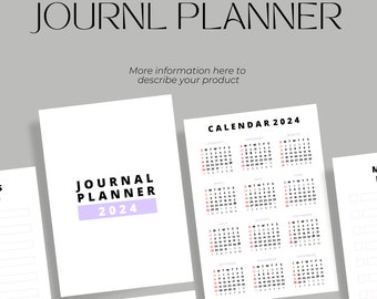 Diario, Diario digital, Diario Goodnotes, Diario digital, Diario iPad, Diario hipervinculado, Nota de anotación del diario punteado de notabilidad