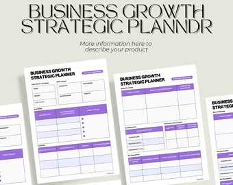 Business Growth Strategies MEGA BUNDLE | Business, Growth, Worksheet, Template, Workbook, Resource, Plan, Startup, Strategy, Entrepreneur