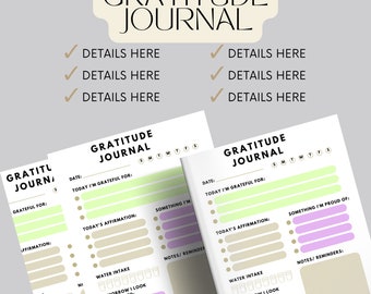 Digital Gratitude Journal, 366 páginas diarias de gratitud, Reflexión Diaria, Planificador Digital iPad, Planificador de Gratitud GoodNotes, Reflexión Diaria