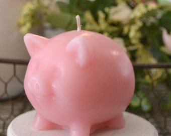 Bulk Box 15 Pink pig candles baby shower centerpieces wedding reception decor gifts retail store wholesale  Free domestic shipping (US)