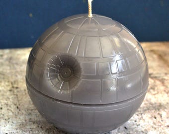 Gray Death Star candle weddings reception centerpieces star wars space birthday cake candle gift