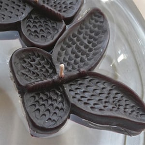 8 Black Butterfly Floating Candles wedding receptions table centerpiece and decor