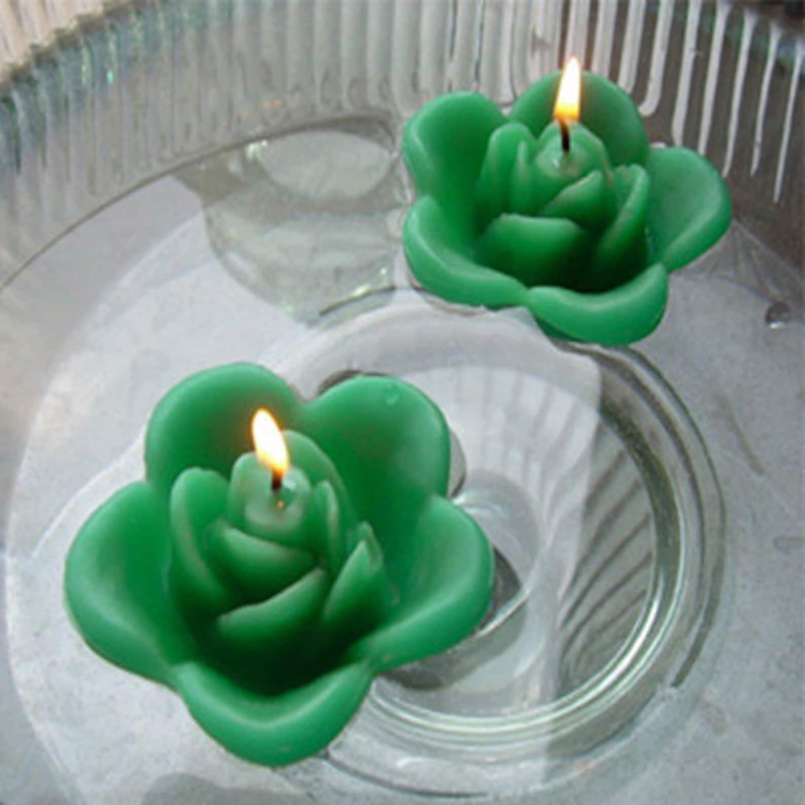 8 Kelly Green Butterfly Floating Candles Wedding Receptions Etsy
