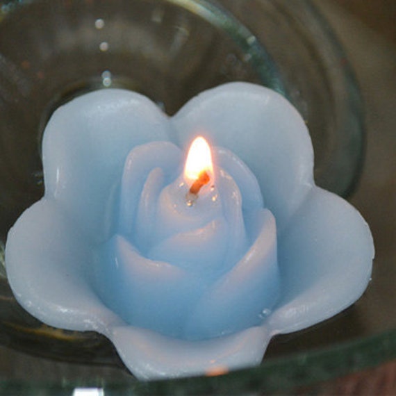 10 Sky Blue baby blu rosa galleggiante candele nuziali per il fulcro del  tavolo e l'arredamento della reception