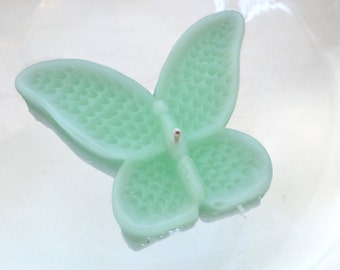 8 Seafoam Green Butterfly Floating Candles wedding receptions table centerpiece and decor
