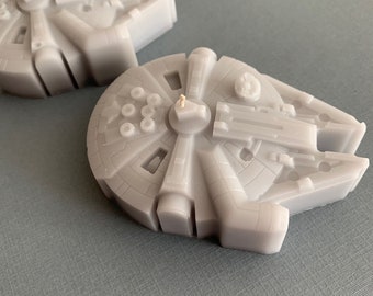 Millennium Falcon candle wedding recepetion centerpieces star wars space ship birthday cake candle. Set of 2
