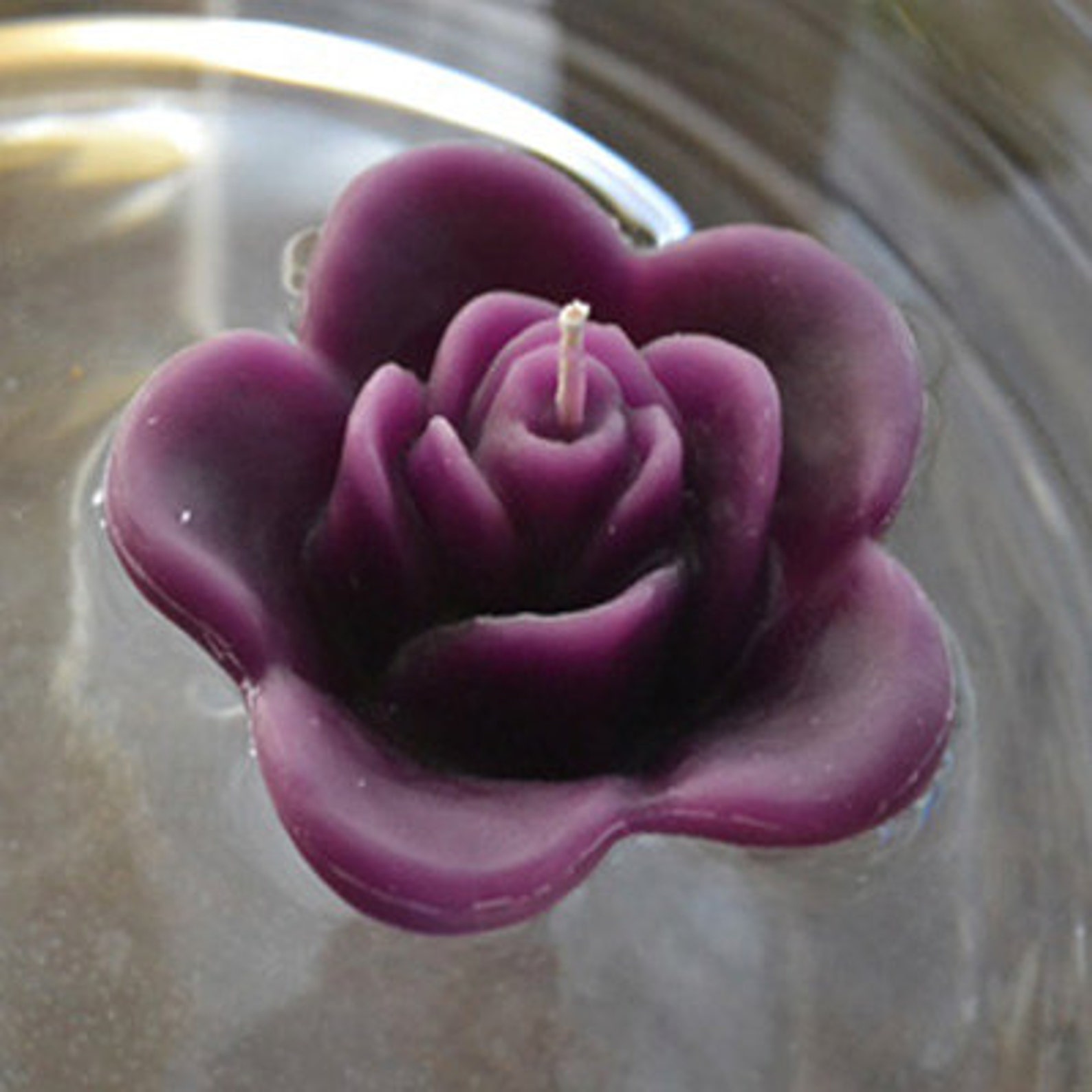 8 Plum Butterfly Floating Candles Wedding Receptions Table Etsy