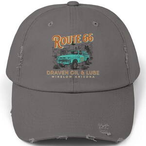 Route 66 Vintage Distressed Cap, Nostalgic, Retro Americana Travel, Perfect for Road Trips, Gift for Travelers, Arizona Hat, Retirement Gift