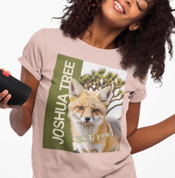 Joshua Tree National Park Kip Fox Unisex T-shirt - Nature Lover