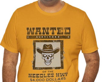 Needles Hwy Custer State Park Divertente Poster Ricercato T-Shirt - Black Hills South Dakota Toni della Terra Il miglior regalo per escursionisti Biker Gift Bucket List