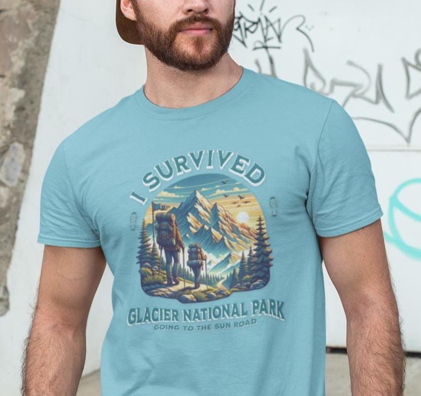 Going to the Sun Road Glacier National Park I Survived Unisex T