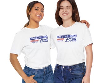 アメリカ建国250周年記念ユニセックスTシャツ、愛国的なお祭り、独立