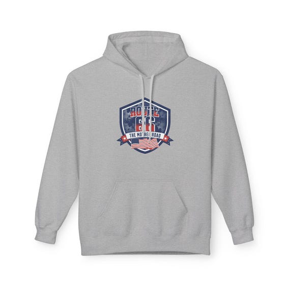 Route 66 Adventure Awaits Hoodie - Road Trips, Americana