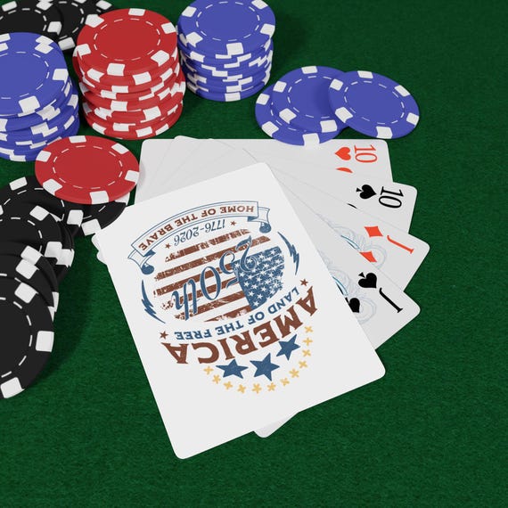 America's Birthday 250th Anniversary Playing Cards, Poker Set