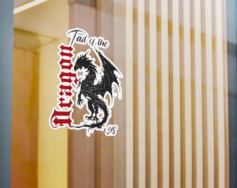 Tail of the Dragon Kiss-cut Vinyl Decals, Biker Gift, Motorcycle