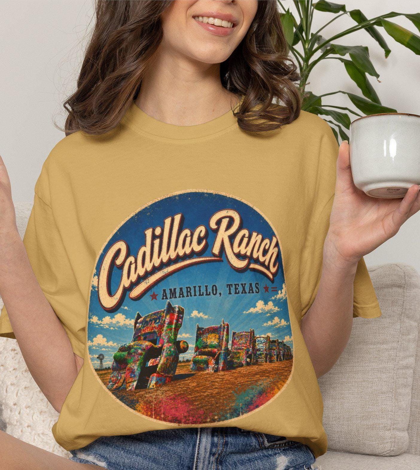 Cadillac Ranch T Shirt - Etsy