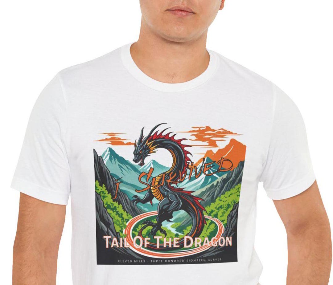 Tail of the Dragon I Survived Unisex Jersey Short Sleeve Tee