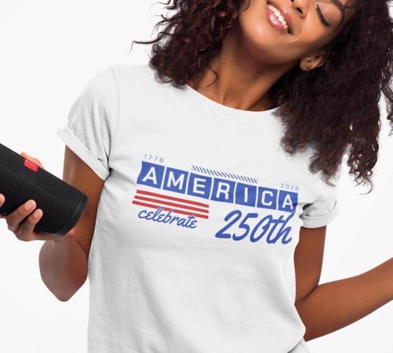 アメリカ建国250周年記念ユニセックスTシャツ、愛国的なお祭り、独立
