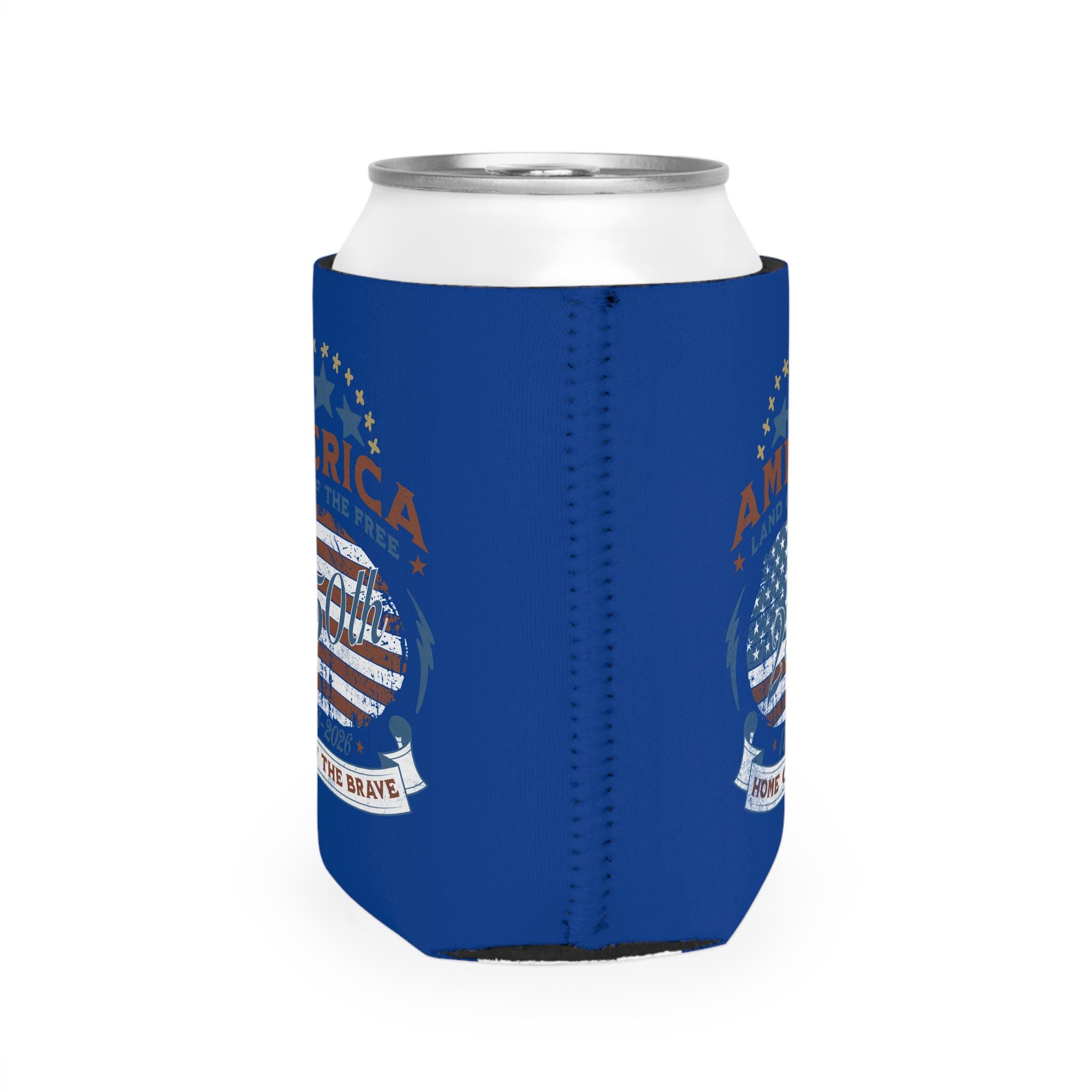 America's Birthday 250th Patriotic Can Cooler Sleeve for 250th