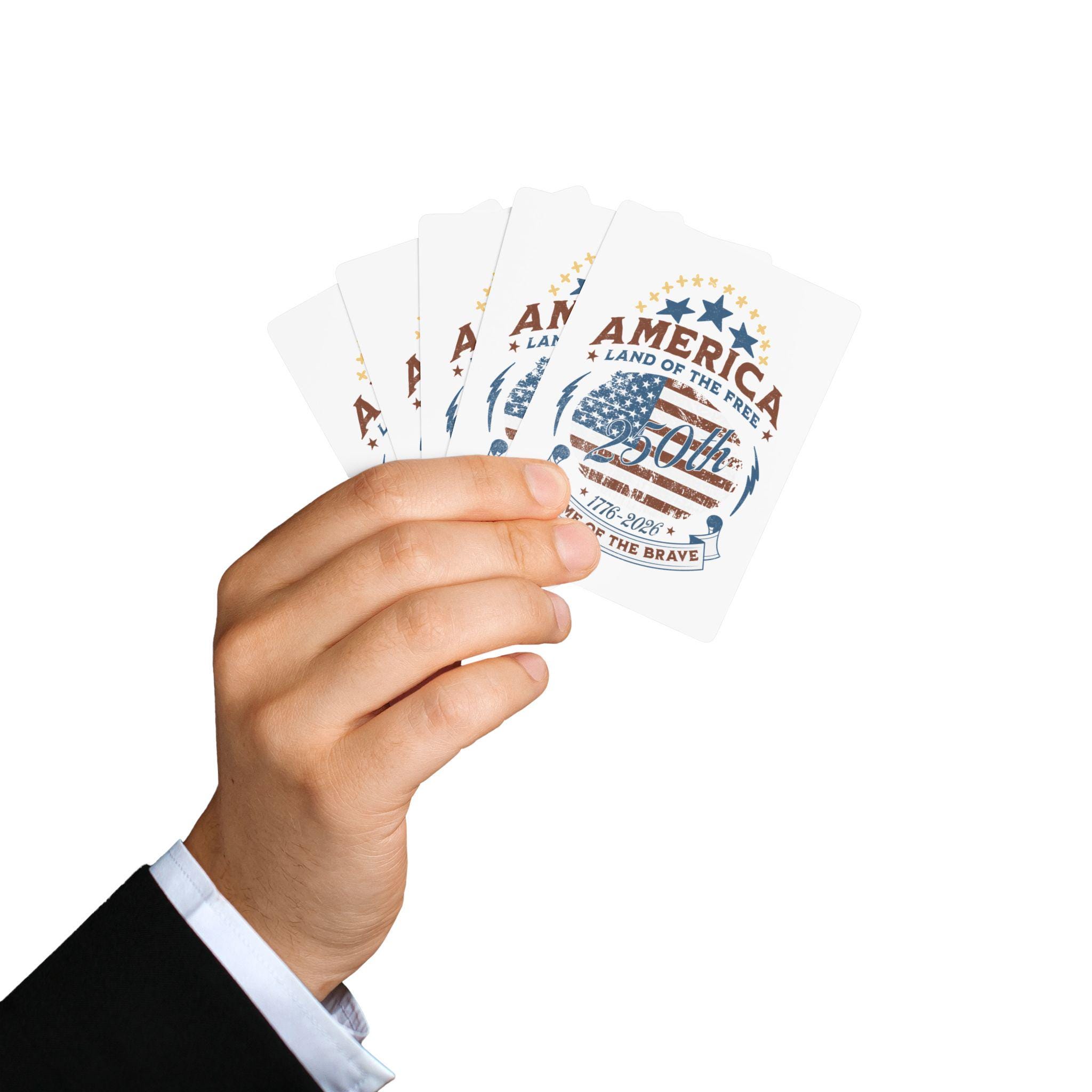 America's Birthday 250th Anniversary Playing Cards, Poker Set