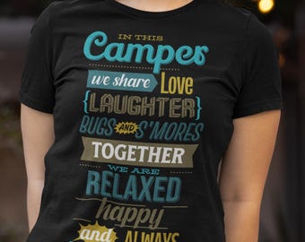 Camping Humorous T-Shirt Funny Camping Unique Gift Best Gift for Campers Camping Humor Outdoor Adventure Unisex Jersey Short Sleeve Tee