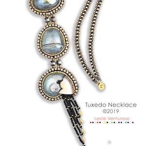 KIT-TUTORIAL TUXEDO Osmena Nautilus Shell Pendant Necklace