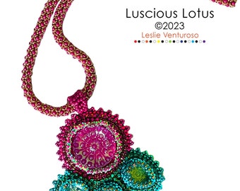 KIT & TUTORIAL - Luscious Lotus Necklace