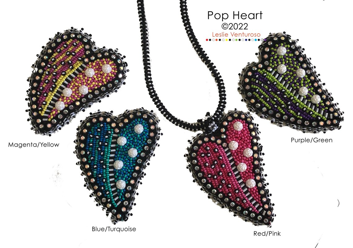 Color Pop Heart Necklace