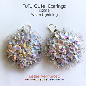 TuTu Cute Earrings TUTORIAL ONLY image 4