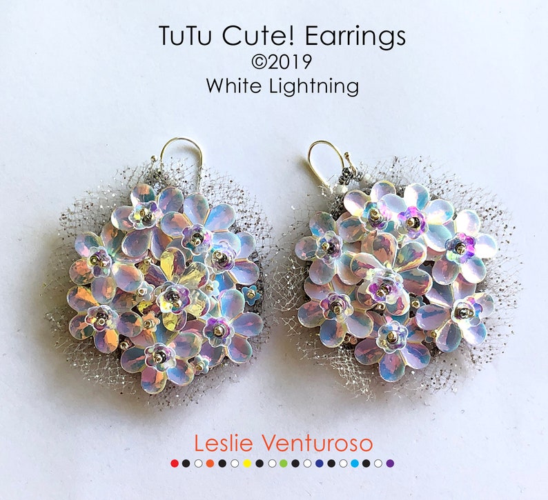 TuTu Cute Earrings TUTORIAL ONLY image 4