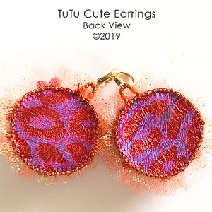 TuTu Cute Earrings TUTORIAL ONLY image 3