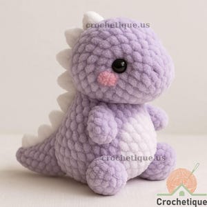 No Sew Dinosaur Crochet Pattern Bundle, Dinosaur Amigurumi Crochet Pattern PDF,Cute Dino Stuffed Animal Pattern– Easy Crochet Toy Tutorial
