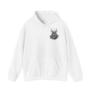 Viking Warrior Sweatshirt - Cozy Hooded Sweatshirt for Norse Mythology Fans, Perfect Gift for Halloween, Birthdays, Men & Women